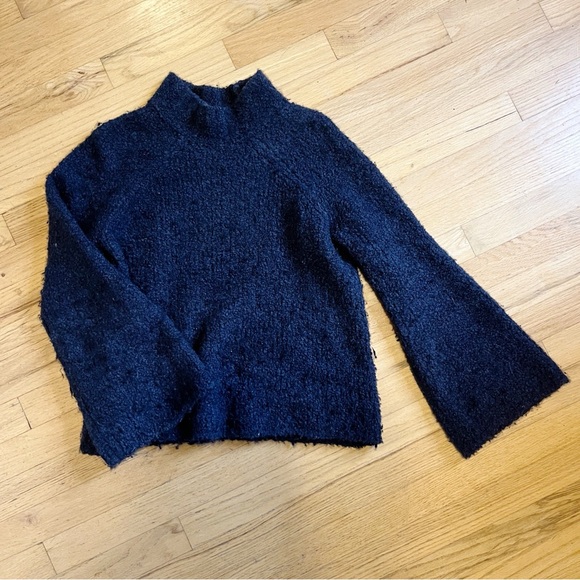 Ulla Johnson Amina Mock Neck Bell Sleeve Sweater S - Picture 2 of 5